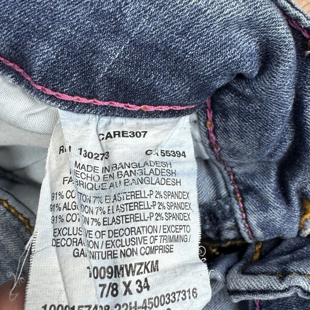 Wrangler Retro Sadie Trouser Low Rise Jean for Women Bootcut 7/8 X‎ 34
